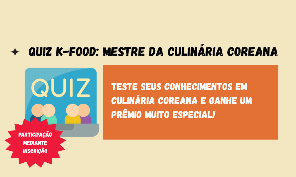 Quiz K-Food: Mestre da Culinária Coreana