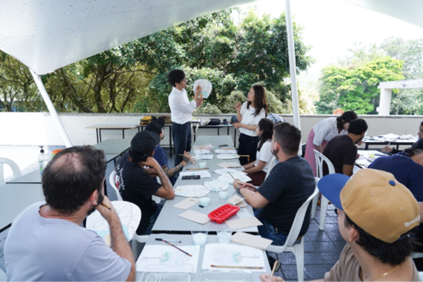 민화 체험 워크숍 사진