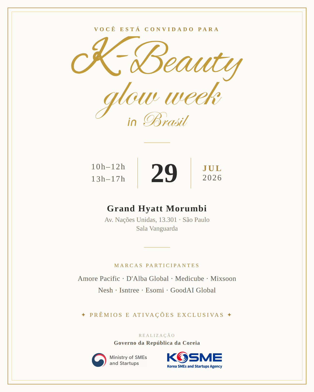São Paulo recebe a K-Beauty Glow Week in Brazil em julho