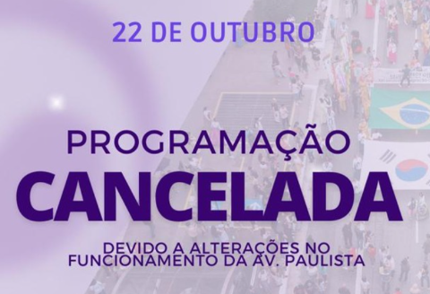 [PROGRAMAÇÃO 22/10/2023 CANCELADA]