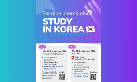 [FEIRA] Feira de Intercâmbio - Study in Korea 2024