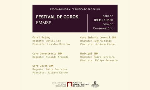 [ESPECIAL] Coral Sejong se apresentará no Festival de Coros da EMMSP