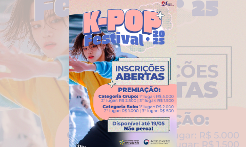 [COMPETIÇÃO] Inscrições abertas para o K-pop Festival 2025