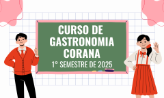 [CURSO] Inscrição para o curso de gastronomia coreana (Hansik) para profissionais da área