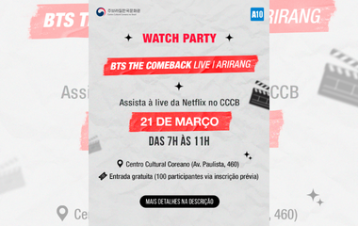 [ESPECIAL] Watch Party: Comeback ao Vivo do BTS | ARIRANG 