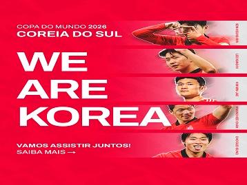 [ESPECIAL] Copa 2026: transmissão dos jogos da Coreia do Sul